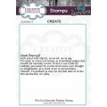 Andy Skinner Rubber Cling Stamp - Create