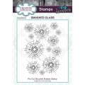 Andy Skinner Rubber Cling Stamp - Smashed Glass