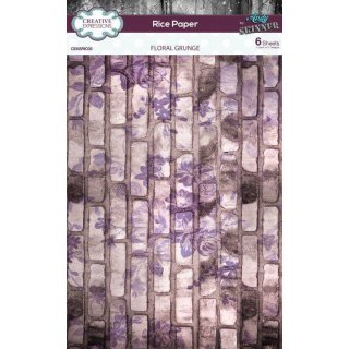 Andy Skinner Rice Papers - Floral Grunge