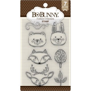 BoBunny Clear Stamp Set - Forest Friends