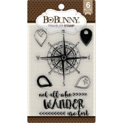 BoBunny Clear Stamp Set - Traveler