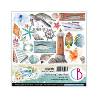 Ciao Bella Summer Breeze - 6x6 Fussy Cut Pad 24pk