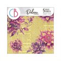 Ciao Bella Ethereal - 6x6 Deluxe Gold Papers 5pk