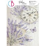 Ciao Bella Morning in Provence - A4 Deluxe Pearl Papers 5pk