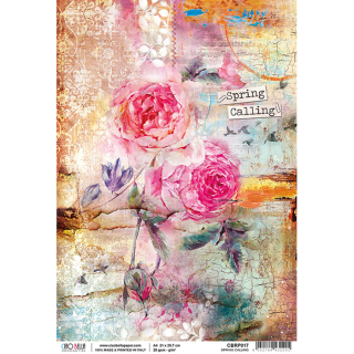 Ciao Bella A4 Rice Paper - Spring Calling