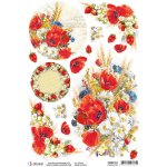 Ciao Bella A4 Rice Paper - Wildflower