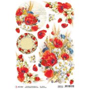 Ciao Bella A4 Rice Paper - Wildflower