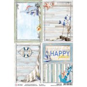 Ciao Bella A4 Rice Paper - Sound Of Summer Cards