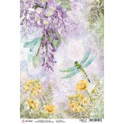 Ciao Bella A4 Rice Paper - Wisteria