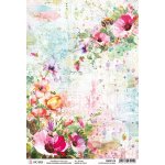 Ciao Bella A4 Rice Paper - Wildflowers & Bees