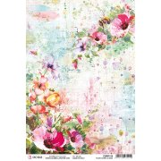 Ciao Bella A4 Rice Paper - Wildflowers & Bees