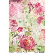 Ciao Bella A4 Rice Paper - Hummingbird