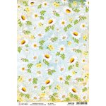 Ciao Bella A4 Rice Paper - White Daisies