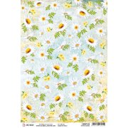 Ciao Bella A4 Rice Paper - White Daisies