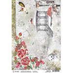 Ciao Bella A4 Rice Paper - Frozen Garden