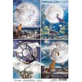 Ciao Bella A4 Rice Paper - Moon & Me Cards