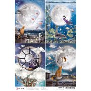 Ciao Bella A4 Rice Paper - Moon & Me Cards