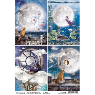 Ciao Bella A4 Rice Paper - Moon & Me Cards