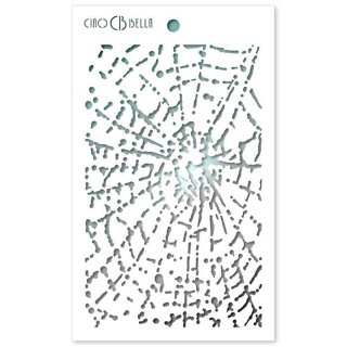 Ciao Bella Texture Stencil 5x8 Inches - Spider Net