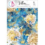 Ciao Bella Indigo - A4 Vellum Paper Patterns 6pk