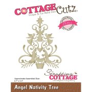 CottageCutz Elites Die - Angel Nativity Tree