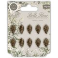 Craft Consortium Belle Fleur - Vintage Metal Leaf Charms