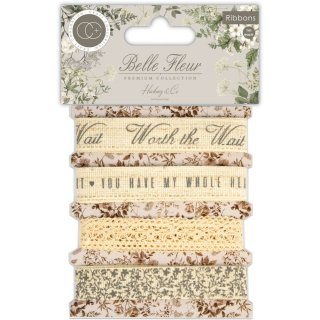 Craft Consortium Belle Fleur - Linen Cotton Ribbons