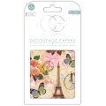 Craft Consortium Decoupage Papers - Paris in Bloom