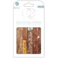 Craft Consortium Decoupage Papers - Reclaimed Wood