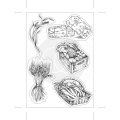 Craft Consortium Farm Meadow Stamp Set - Pick of the Crop