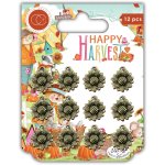 Craft Consortium Happy Harvest Sunflower Metal Charms