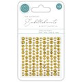 Craft Consortium The Essential Embellishments - Gold Adhesive Pearls