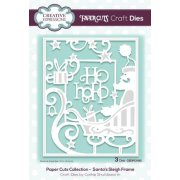 Paper Cuts Christmas Dies - Santa's Sleigh Frame