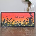 Designer Boutique Rubber Stamp - Meadow View