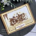 Designer Boutique 6x4 Clear Stamp Set - Wheelie Love My Bike