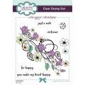 Designer Boutique 6x4 Clear Stamp Set - Hey Bud