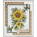 Designer Boutique 6x8 Inch Clear Stamp Set - Dazzling Sunflower