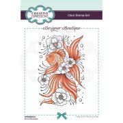 Designer Boutique A6 Clear Stamp - Floral Bubbles