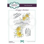 Designer Boutique A6 Clear Stamp Set - Dragonfly Delight