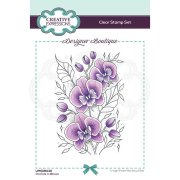 Designer Boutique A6 Clear Stamp - Orchids In Bloom