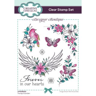 Designer Boutique 6x4 Clear Stamp Set - Tranquil Garden