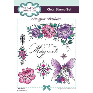 Designer Boutique 6x4 Clear Stamp Set - Fairy Blooms