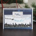 Designer Boutique Rubber Stamp - Above The Roof Tops