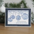 Designer Boutique Rubber Stamp - Bauble Garland