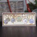 Designer Boutique Rubber Stamp - Bauble Garland