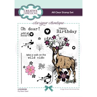 Designer Boutique A6 Clear Stamp Set - My Dear Deer