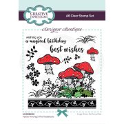 Designer Boutique A6 Clear Stamp Set - Tiptoe Amongst the Toadstools