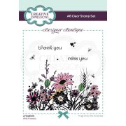 Designer Boutique A6 Clear Stamp Set - Wild Flowers