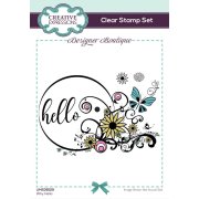 Designer Boutique Clear Stamp Set - Why Hello