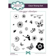 Designer Boutique Clear Stamp Set - Breezy Elements